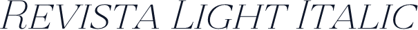 Revista Light Italic