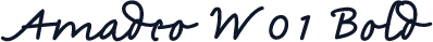 Amadeo W01 Bold
