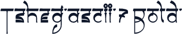Tsheg ascii 7 Bold