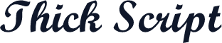 Thick Script