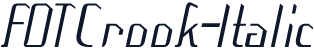 FOTCrook-Italic