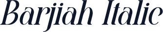 Barjiah Italic