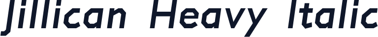 Jillican Heavy Italic