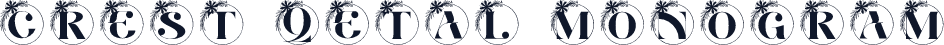 Crest Petal Monogram