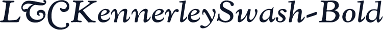 LTCKennerleySwash-Bold