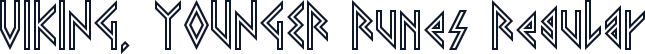 VIKING, YOUNGER Runes Regular