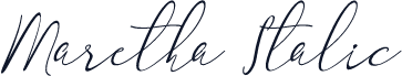 Maretha Italic