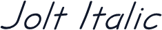 Jolt Italic