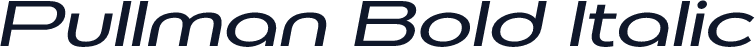 Pullman Bold Italic