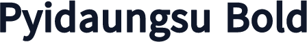 Pyidaungsu Bold