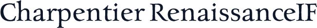 Charpentier RenaissanceIF