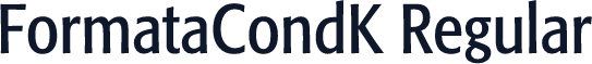 FormataCondK Regular