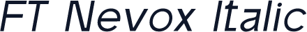 FT Nevox Italic