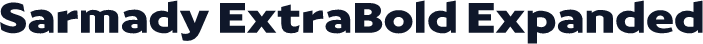 Sarmady ExtraBold Expanded
