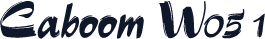 Caboom W05 1