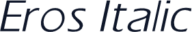 Eros Italic