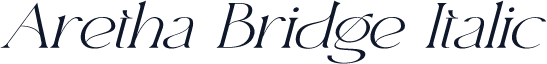 Aretha Bridge Italic