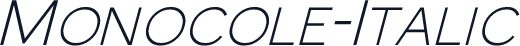 Monocole-Italic
