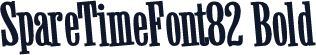 SpareTimeFont82 Bold