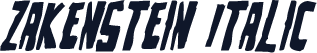 Zakenstein Italic