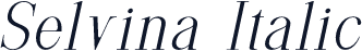 Selvina Italic