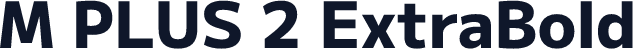 M PLUS 2 ExtraBold