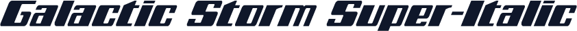 Galactic Storm Super-Italic