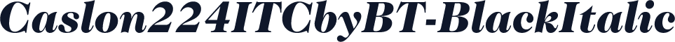 Caslon224ITCbyBT-BlackItalic