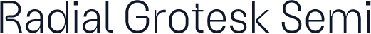 Radial Grotesk Semi