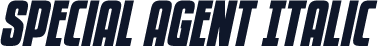 Special Agent Italic