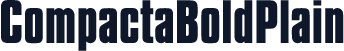 CompactaBoldPlain