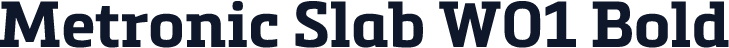 Metronic Slab W01 Bold