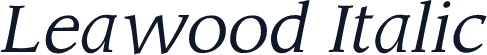 Leawood Italic