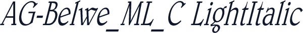 AG-Belwe_ML_C LightItalic