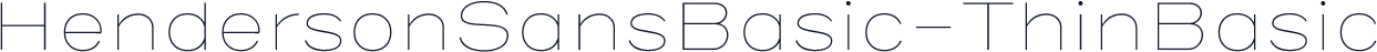 HendersonSansBasic-ThinBasic