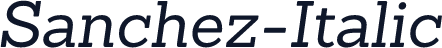 Sanchez-Italic