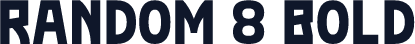 Random 8 Bold