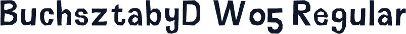 BuchsztabyD W05 Regular