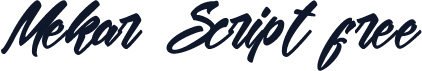 Mekar Script free