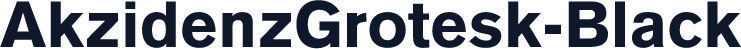 AkzidenzGrotesk-Black