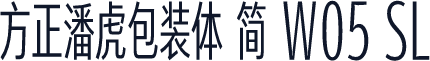 方正潘虎包装体 简 W05 SL
