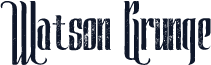 Watson Grunge