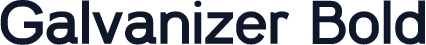Galvanizer Bold