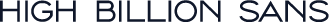 High Billion Sans
