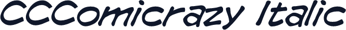 CCComicrazy Italic