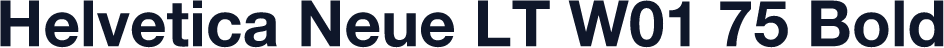 Helvetica Neue LT W01 75 Bold