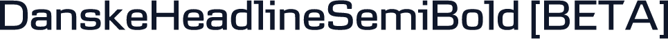 DanskeHeadlineSemiBold [BETA]