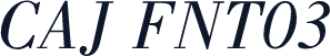 CAJ FNT03