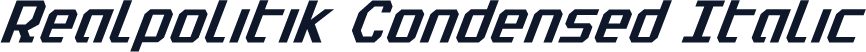 Realpolitik Condensed Italic
