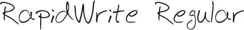 RapidWrite Regular